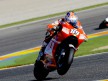 Nicky Hayden in action in Valencia