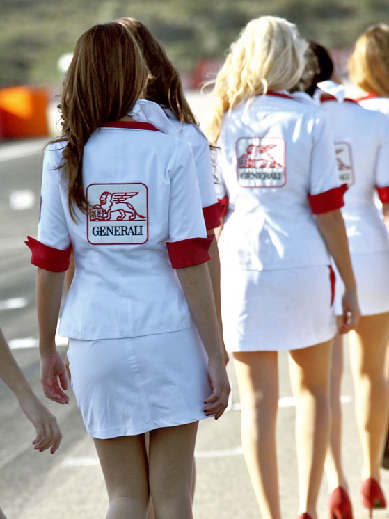 Paddock Girls at the GP Generali de la Comunitat Valenciana
