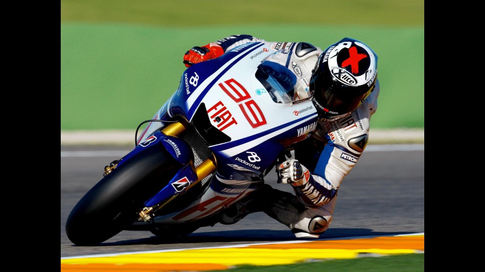 Jorge Lorenzo at the Valencia Post GP Test