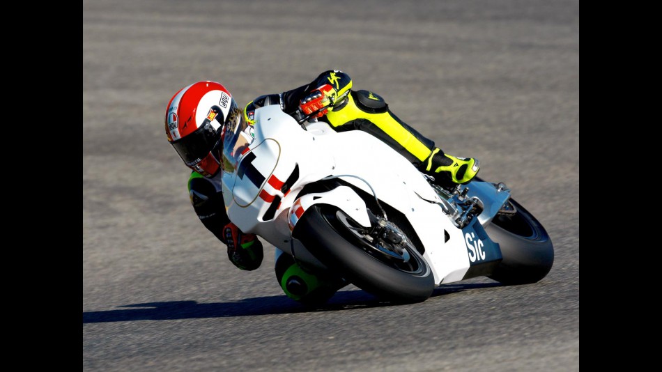 Marco Simoncelli at the Valencia Post GP Test