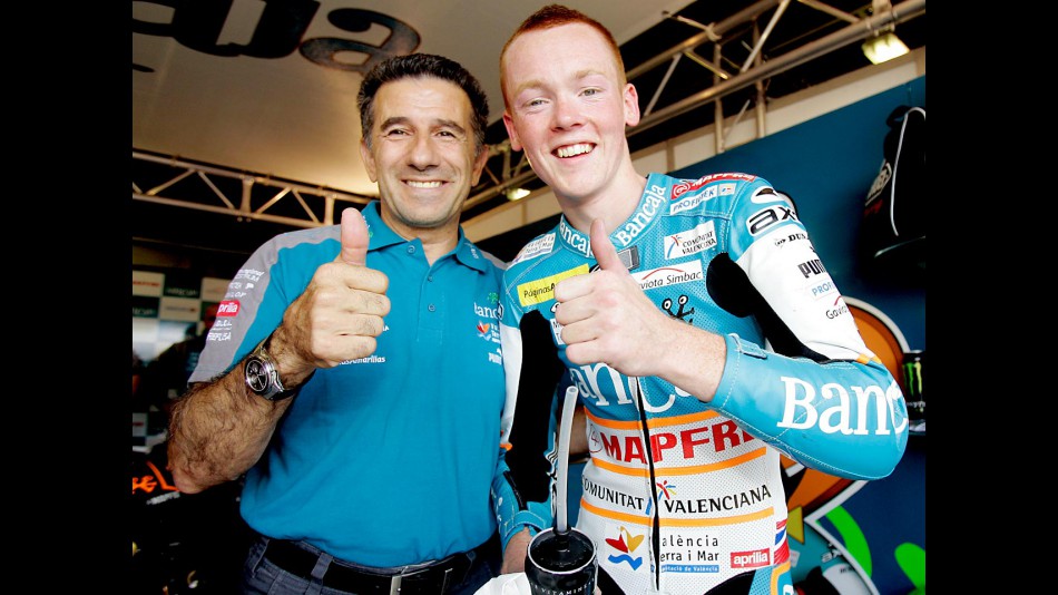 Jorge Martínez Aspar and Bradely Smith