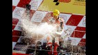 Héctor Barberá on the podium in Valencia