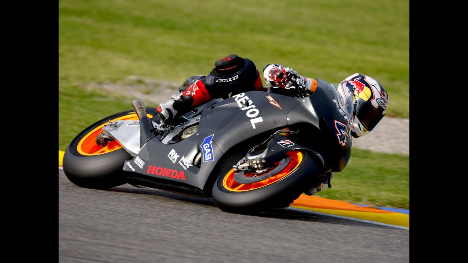 Andrea Dovizioso at the Valencia Post GP Test