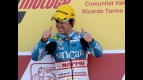Julio Simón on the podium at Valencia
