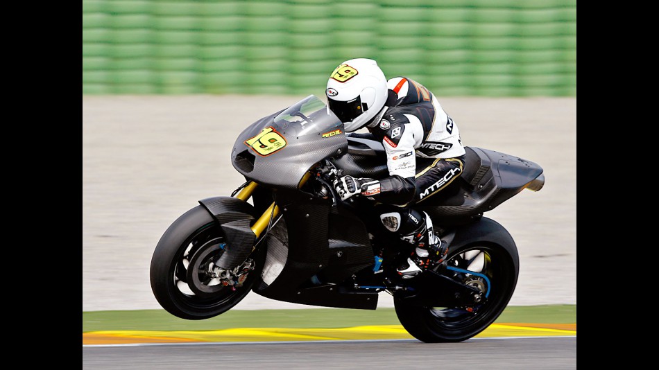 Álvaro Bautista at the Valencia Post GP Test