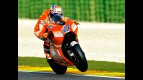 Casey Stoner in action at the Valencia Post GP Test