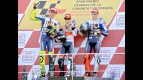Rossi, Pedrosa and Lorenzo on the podium in Valencia