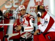 Mika Kallio in the Pramac Racing garage at the Valencia Post GP Test