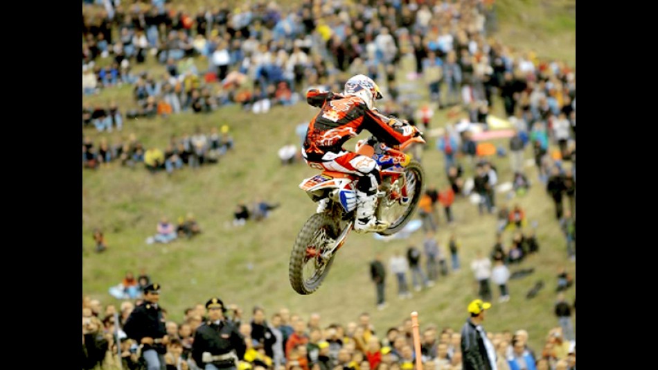 Andrea Dovizioso at Motocross dei Campioni