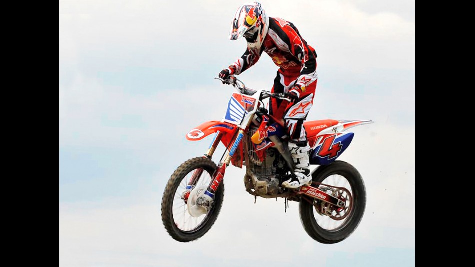 Andrea Dovizioso at Motocross dei Campioni