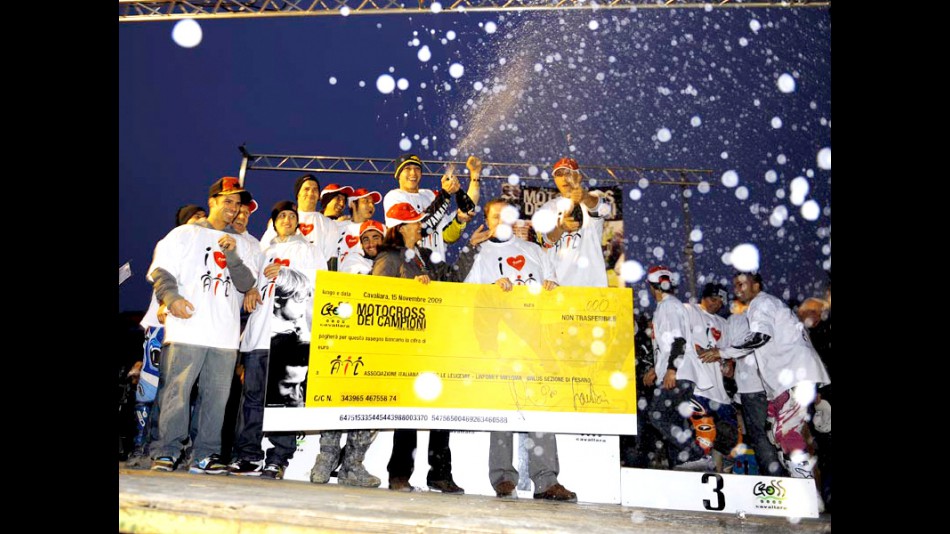 MotoGP riders at Motocross dei Campioni