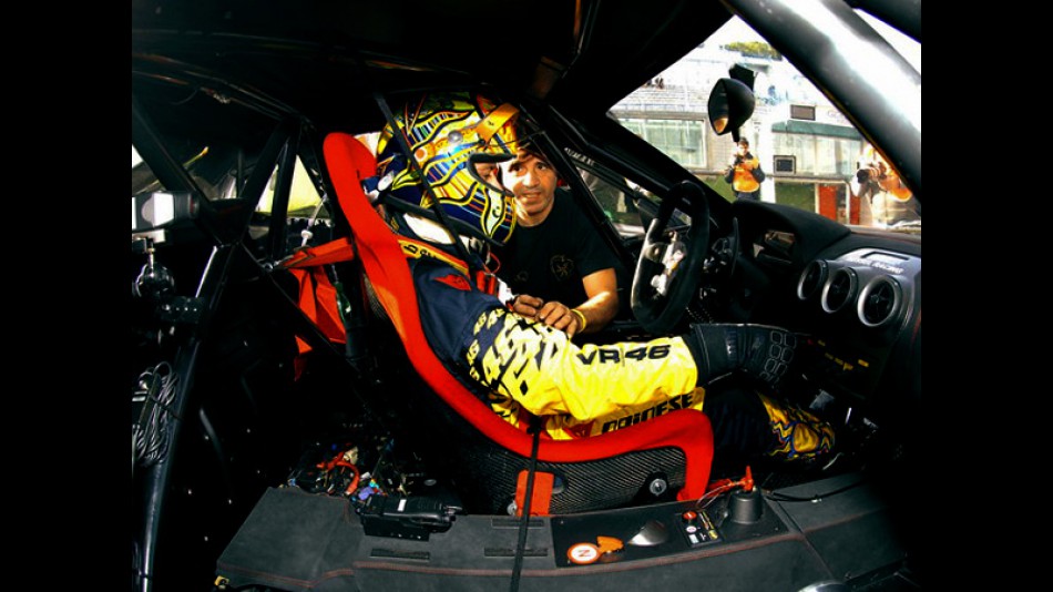 Valentino Rossi at Vallelunga