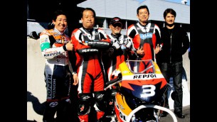 hrc bosses race minibikes at motegi
