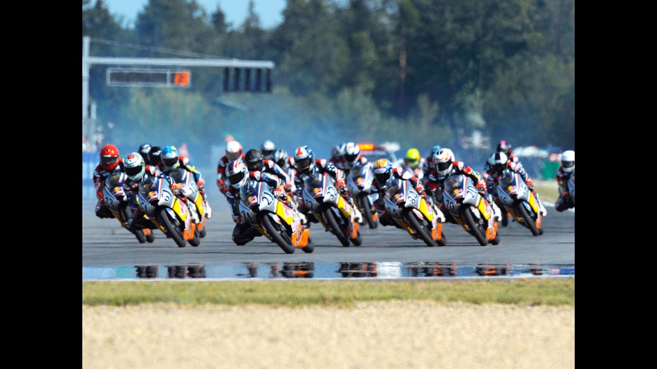 Red Bull MotoGP Rookies in action