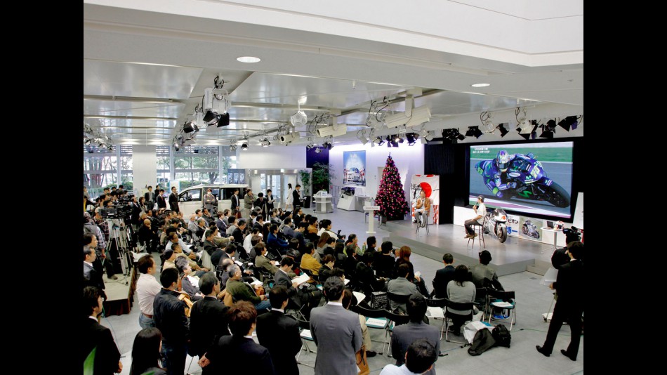 250cc World Champion Hiroshi Aoyama press conference at HRC headquarter