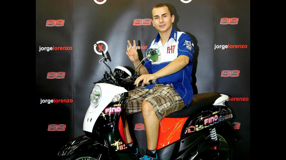 Jorge Lorenzo in Bangkok