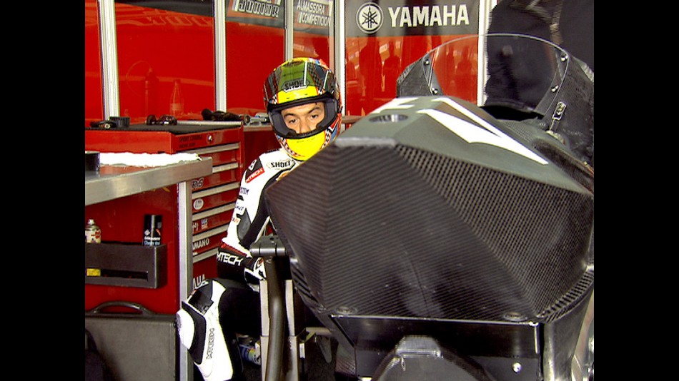 Roberto Rolfo in the garage