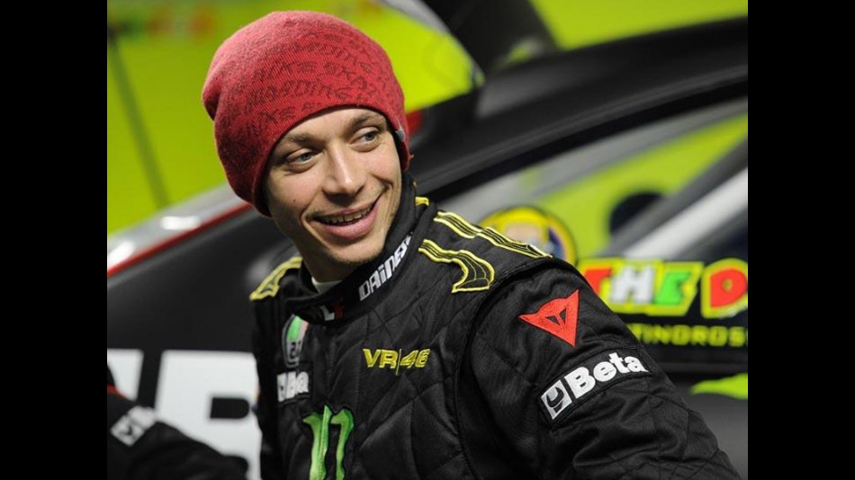 Valentino Rossi at the Monza Rally Show