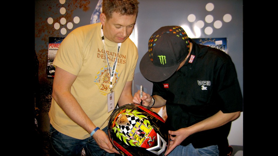 Danny Webb at the NEC Motorcycle Show