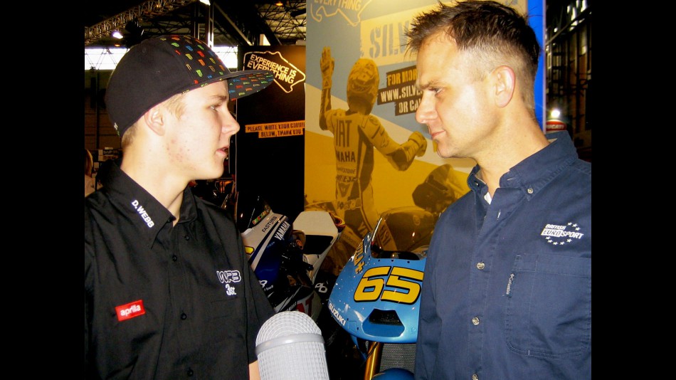 Danny Webb at the NEC Motorcycle Show