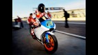 Mike di Meglio riding the BQR Moto2 bike at Valencia