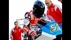 Mike di Meglio riding the BQR Moto2 bike at Valencia