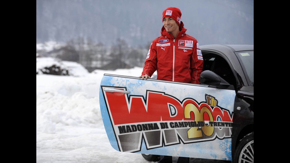 Wrooom 2010 - Nicky Hayden in Madonna di Campiglio
