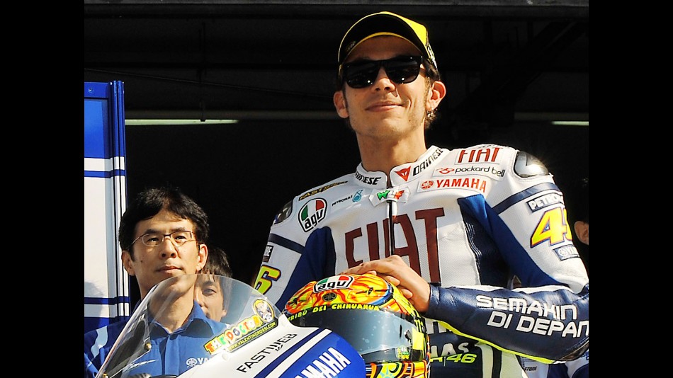 Valentino Rossi at the Sepang test