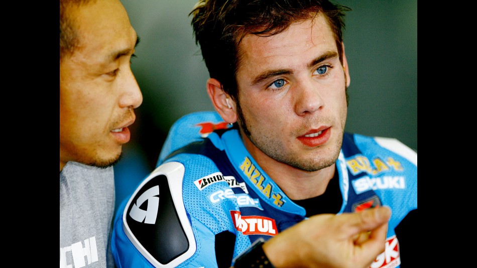Alvaro Bautista at the Speang test