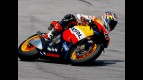 Dovizioso in action at the Sepang test