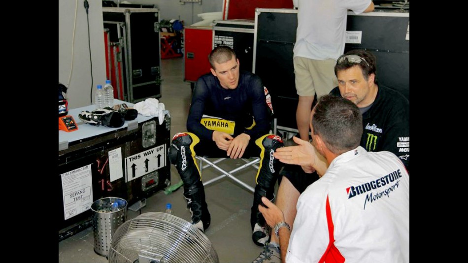 Ben Spies at the Sepang test