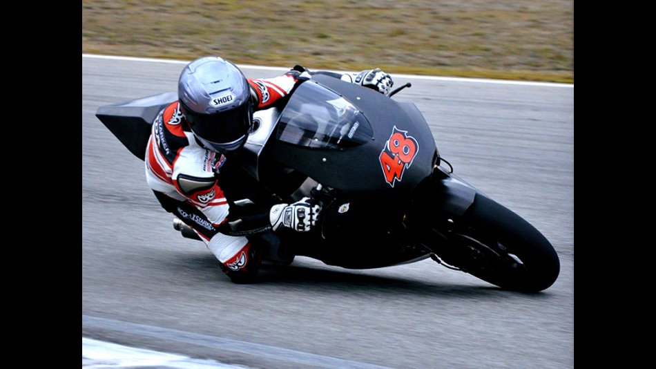 Shoya Tomizawa at Technomag CIP Moto2 test