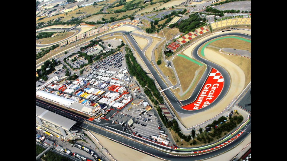 Aerial view of Catalunya Circuit