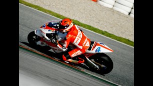 Bradl on his first day