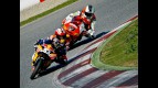 Marc Marquez and Pol Espargaró at the Catalunya test