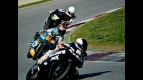 Al Naimi, Smith and Corti in action at the Catalunya test