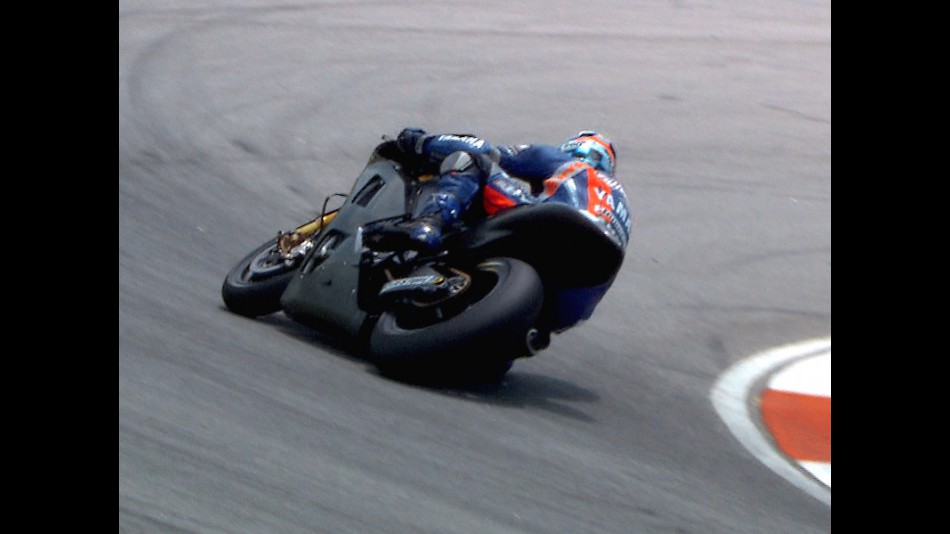 Yamaha test rider at the Sepang test