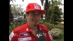 Hayden working hard on the Ducati