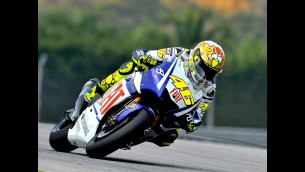 rossi on top in the second day testing in sepang