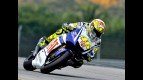 Valentino Rossi in action at Sepang test