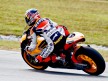 Andrea Dovizioso in action at the Sepang test