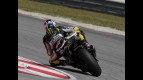 Ben Spies in action at the Sepang MotoGP Test