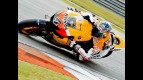 Andrea Dovizioso in action at the Sepang test