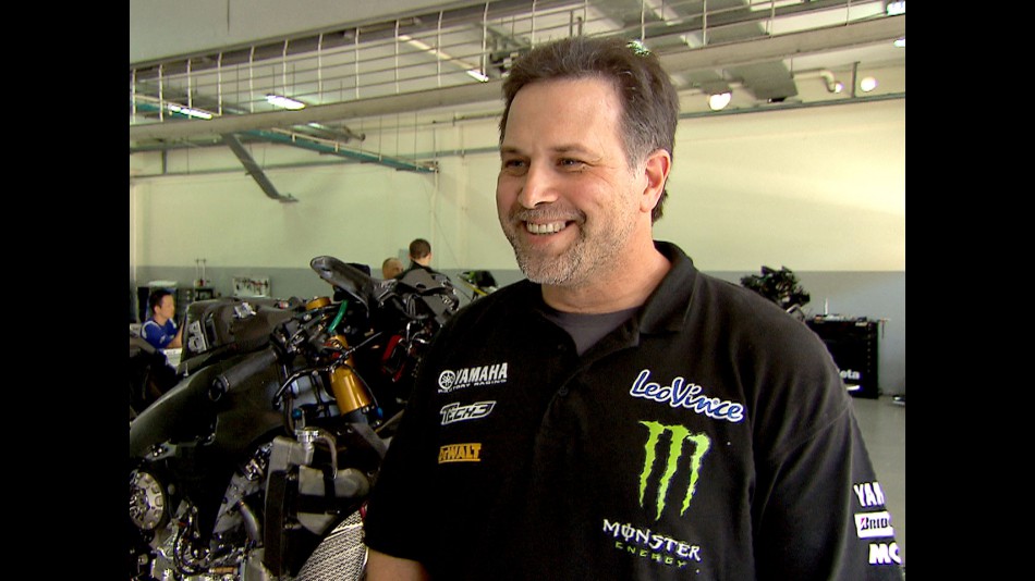  Ben Spies' Monster Yamaha Tech3 crew chief Tom Houseworth