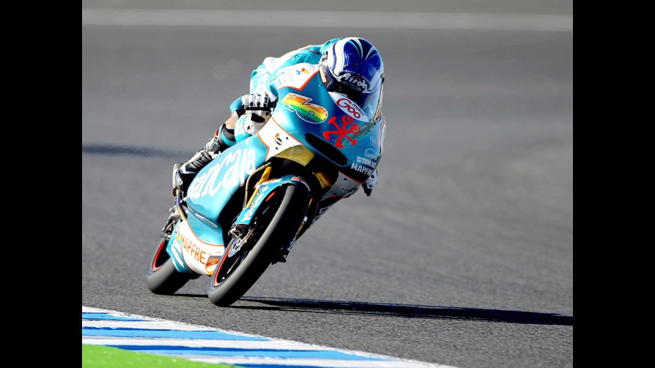 Nico Terol in action in Jerez