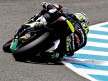 Toni Elias in action in Jerez