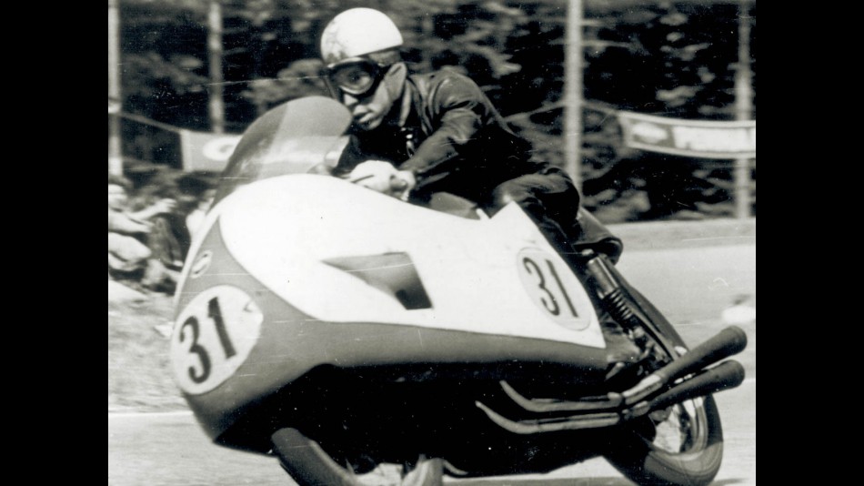 1954 Action shot of french rider Pierre Monneret