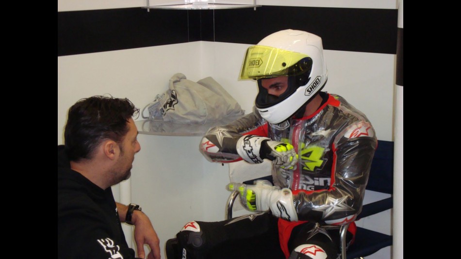 Toni Elias at Jerez Test