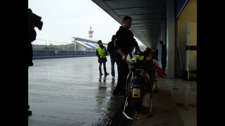 Rainy test in Jerez