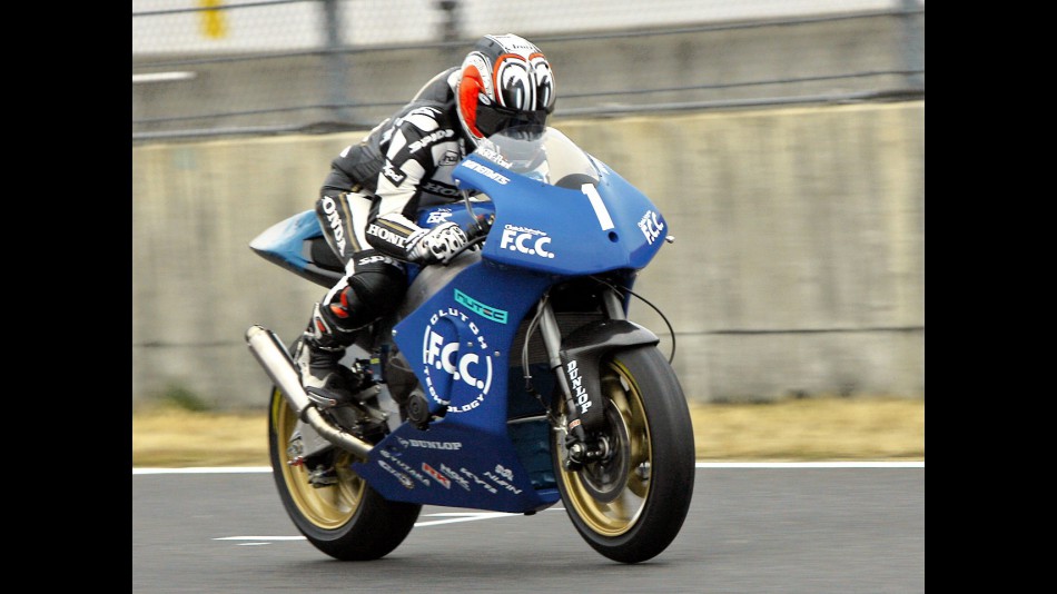 Moto2 machines Media Test at Twin Ring Motegi with Shinya Nakano